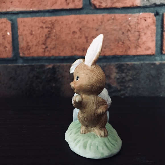 Bunny Rabbit Easter Egg & Peep Vintage Lefton ‘85 - Picture 4 of 6